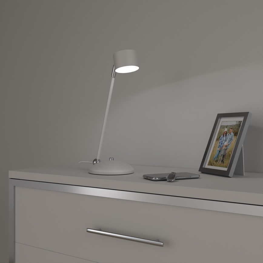 Eπιτραπέζιο φωτιστικό ARENA 1xGX53/11W/230V λευκό/γυαλιστερό χρώμιο
