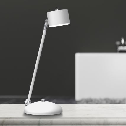 Eπιτραπέζιο φωτιστικό ARENA 1xGX53/11W/230V λευκό/γυαλιστερό χρώμιο