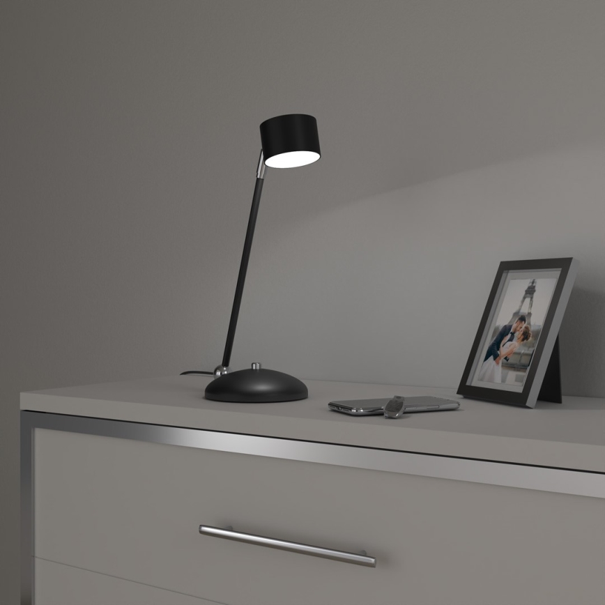 Eπιτραπέζιο φωτιστικό ARENA 1xGX53/11W/230V μαύρο/γυαλιστερό χρώμιο