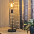 Eπιτραπέζιο φωτιστικό ASTRID 1xE27/60W/230V γυαλιστερό μαύρο