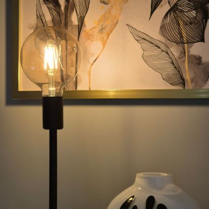 Eπιτραπέζιο φωτιστικό ASTRID 1xE27/60W/230V ματ μαύρο