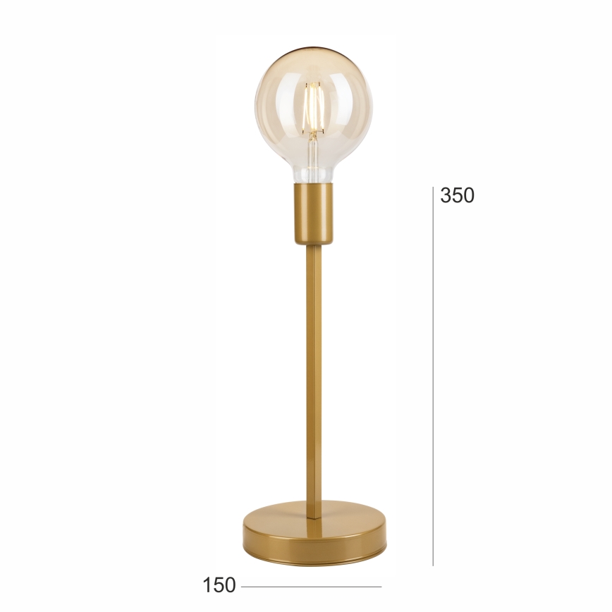 Eπιτραπέζιο φωτιστικό ASTRID 1xE27/60W/230V χρυσό