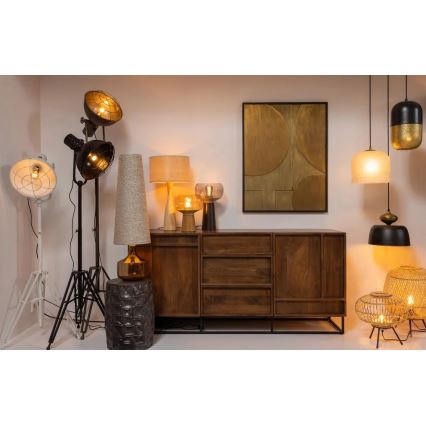 Eπιτραπέζιο φωτιστικό BASICLABEL 1xE27/40W/230V μπαμπού