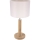 Eπιτραπέζιο φωτιστικό BENITA 1xE27/60W/230V 48 cm κρεμ/δρυς