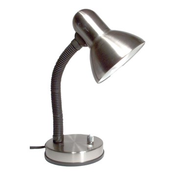 Eπιτραπέζιο φωτιστικό  KADET – S 1xE27/40W ματ χρώμιο