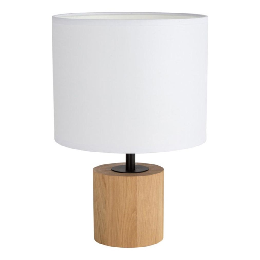 Eπιτραπέζιο φωτιστικό KRETA 1xE27/25W/230V πεύκο/λευκό