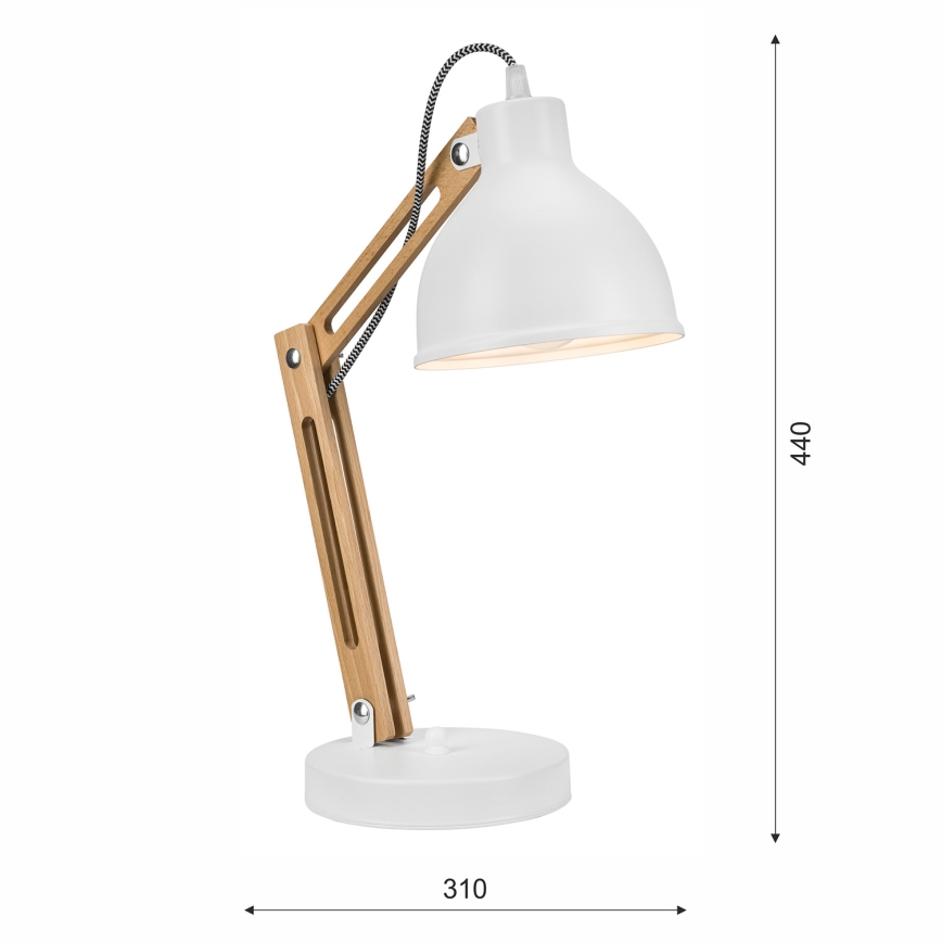 Eπιτραπέζιο φωτιστικό MARCELLO 1xE27/60W/230V οξιά