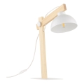 Eπιτραπέζιο φωτιστικό OSLO 1xE27/15W/230V πεύκο/λευκό