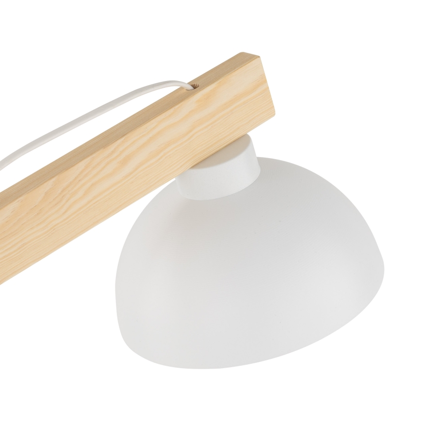 Eπιτραπέζιο φωτιστικό OSLO 1xE27/15W/230V πεύκο/λευκό
