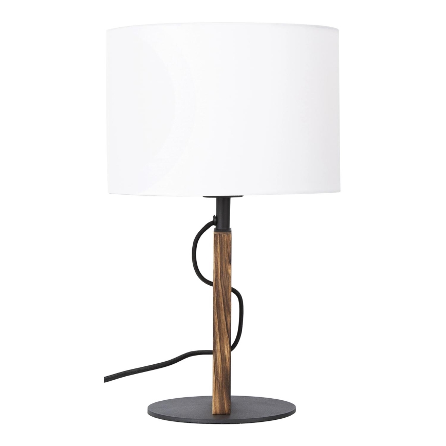 Eπιτραπέζιο φωτιστικό PINUS 1xE27/40W/230V λευκό/ξύλο
