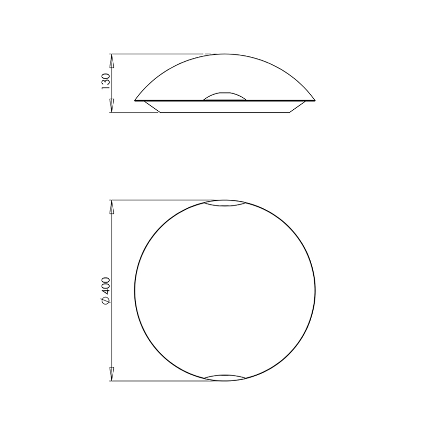 Fabas 3061/65/102 - Φως οροφής KENT 2xE27/60W/230V