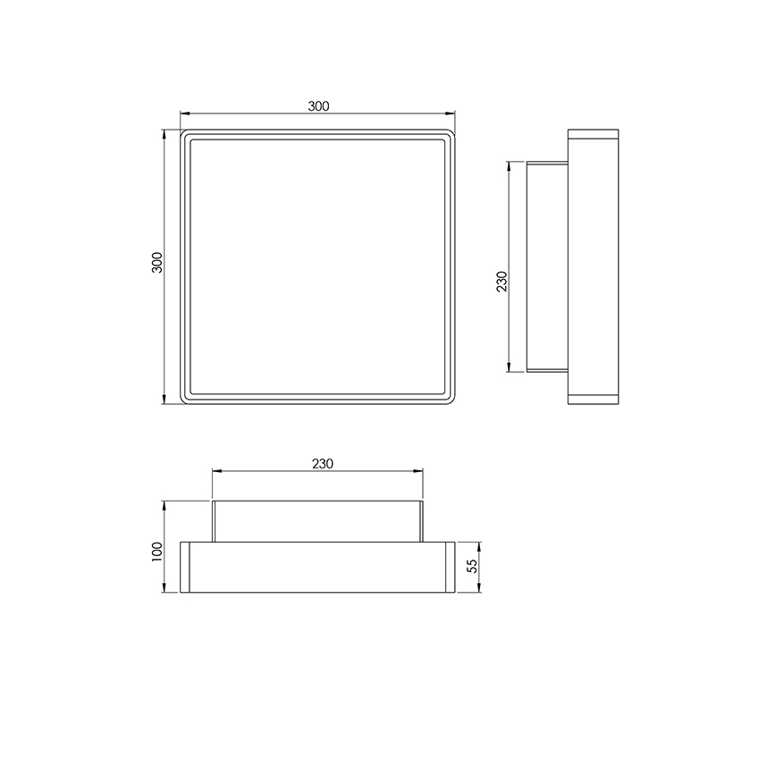 Fabas 3233-65-102 - Φως εργασίας OBAN 2xE27/30W/230V IP65