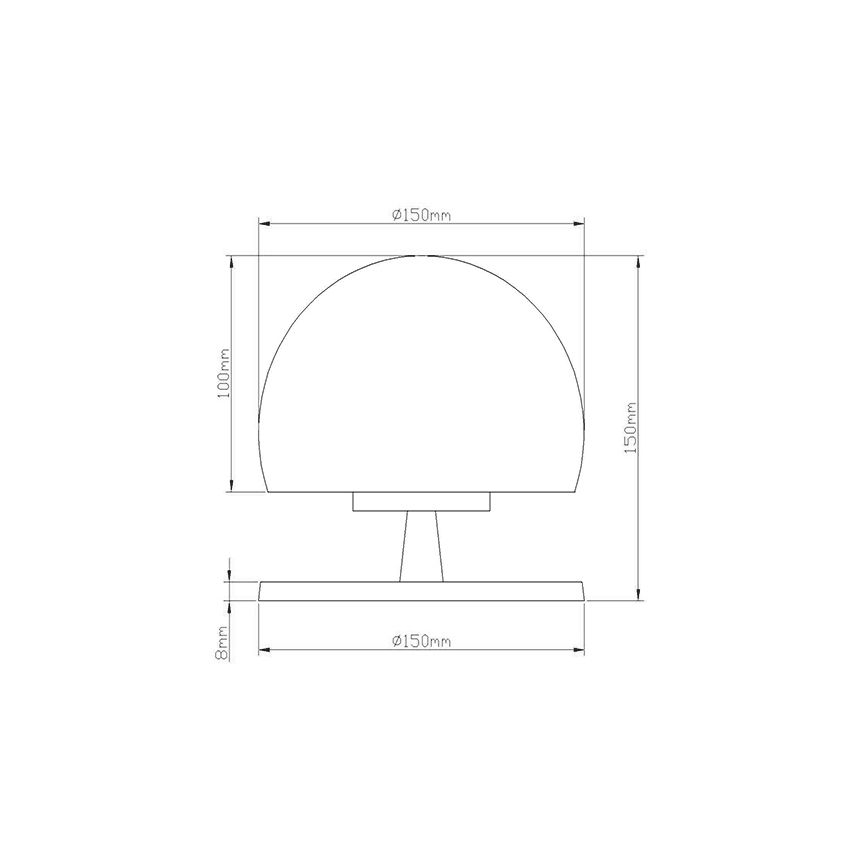 Fabas 3570-30-138 - Επιτραπέζια λάμπα dimming LED MORGANA 1XG9/3W/230V