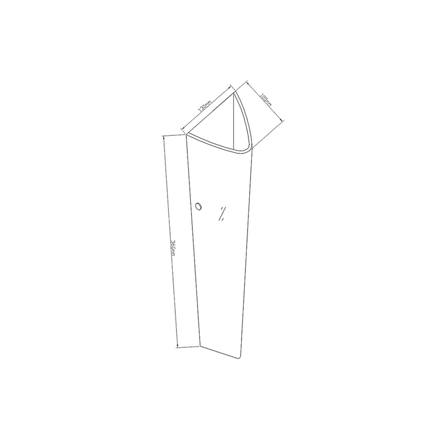 Fabas Luce 2523-21-102 - Φωτιστικό τοίχου DEDALO 1xE27/75W/230V λευκό