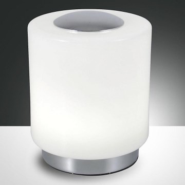 Fabas Luce 3257-30-138 - Επιτραπέζιο φωτιστικό LED με αφής και ρύθμιση φωτεινότητας SIMI LED/8W/230V ασημί