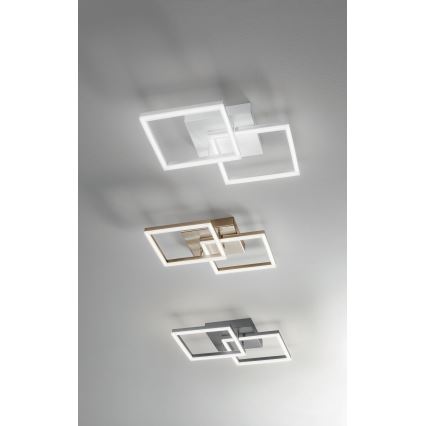 Fabas Luce 3394-29-282 - LED Dimmable φωτιστικό οροφής BARD LED/39W/230V 4000K ανθρακί