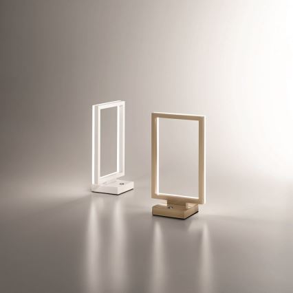 Fabas Luce 3394-30-225 - Επιτραπέζια λάμπα dimming LED BARD LED/15W/230V χρυσαφί