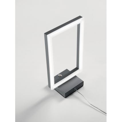 Fabas Luce 3394-30-282 - Επιτραπέζια λάμπα dimming LED BARD LED/15W/230V ανθρακί