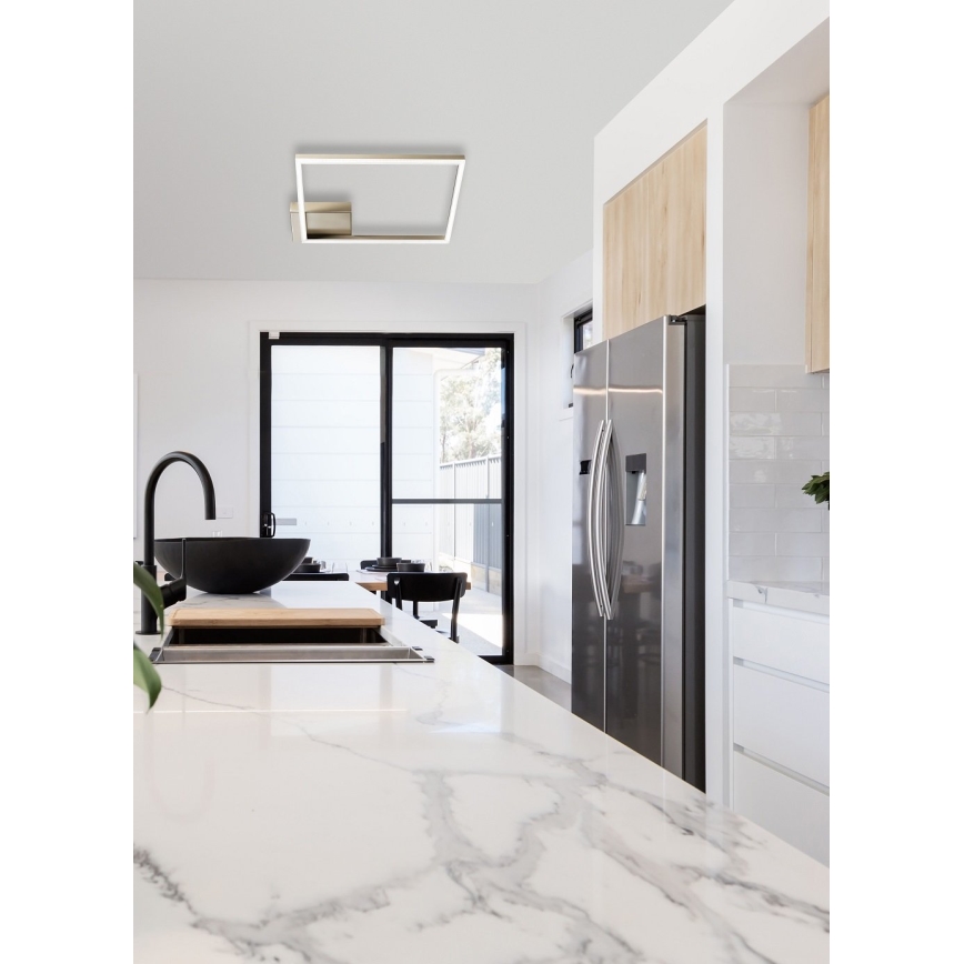 Fabas Luce 3394-61-225 - LED Dimmable φωτιστικό οροφής BARD LED/39W/230V 3000K χρυσαφί