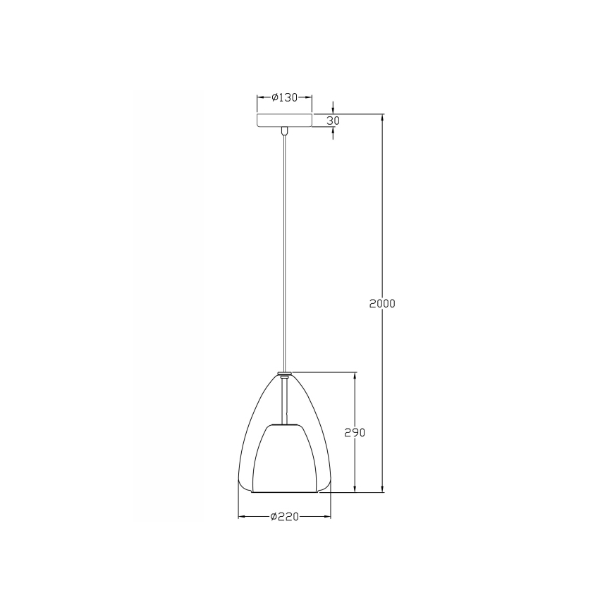 Fabas Luce 3673-40-125 - Πολύφωτο με συρματόσχοινο BRITTON 1xE27/40W/230V χρυσαφί