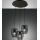 Fabas Luce 3677-47-101 - Κρεμαστό φωτιστικό CAMP 3xE27/40W/230V μαύρο