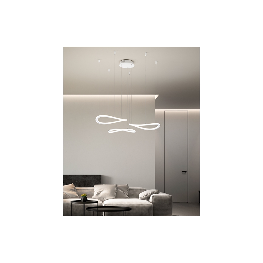 Fabas Luce 3711-47-102 -  Κρεμαστό φωτιστικό οροφής LED TIRRENO LED/50W/230V