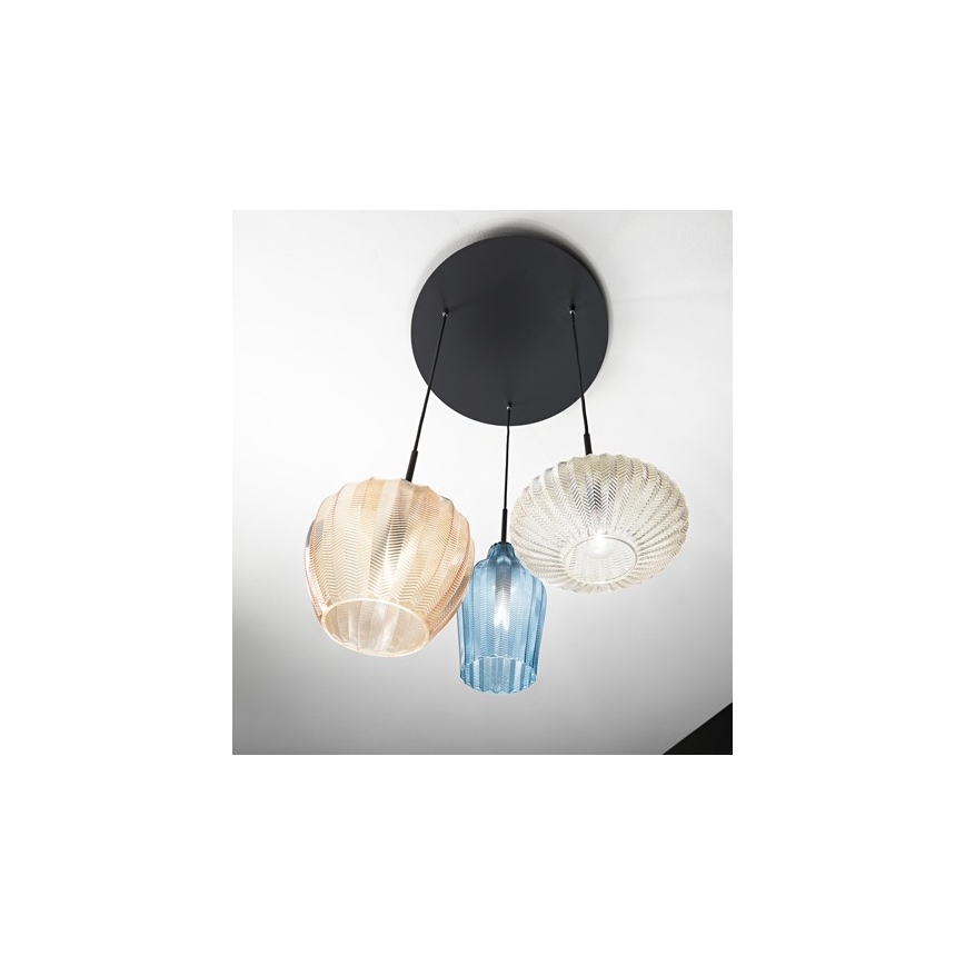Fabas Luce 3725-47-363 - Κρεμαστό φωτιστικό OLBIA 3xE27/40W/230V