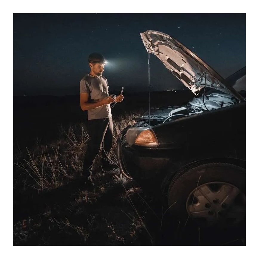 Φακός κεφαλής LED με αισθητήρα ντιμαριζόμενος GP DISCOVERY CHW54 LED/3xAAA IPX5