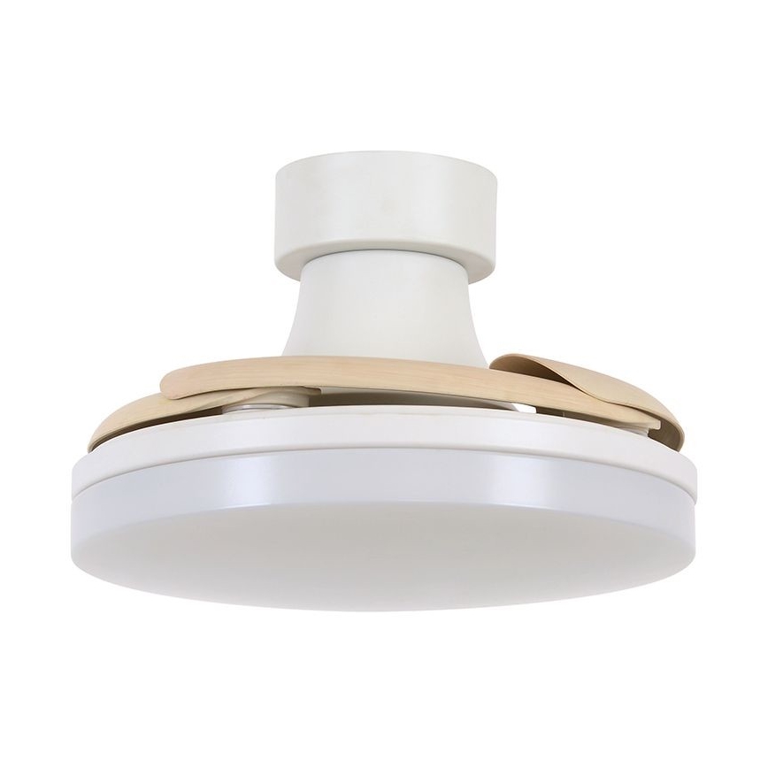 FANAWAY 210664 - Ανεμιστήρας οροφής LED ντιμαριζόμενος ORBIT LED/25W/230V μπεζ/λευκό + τηλεχειριστήριο