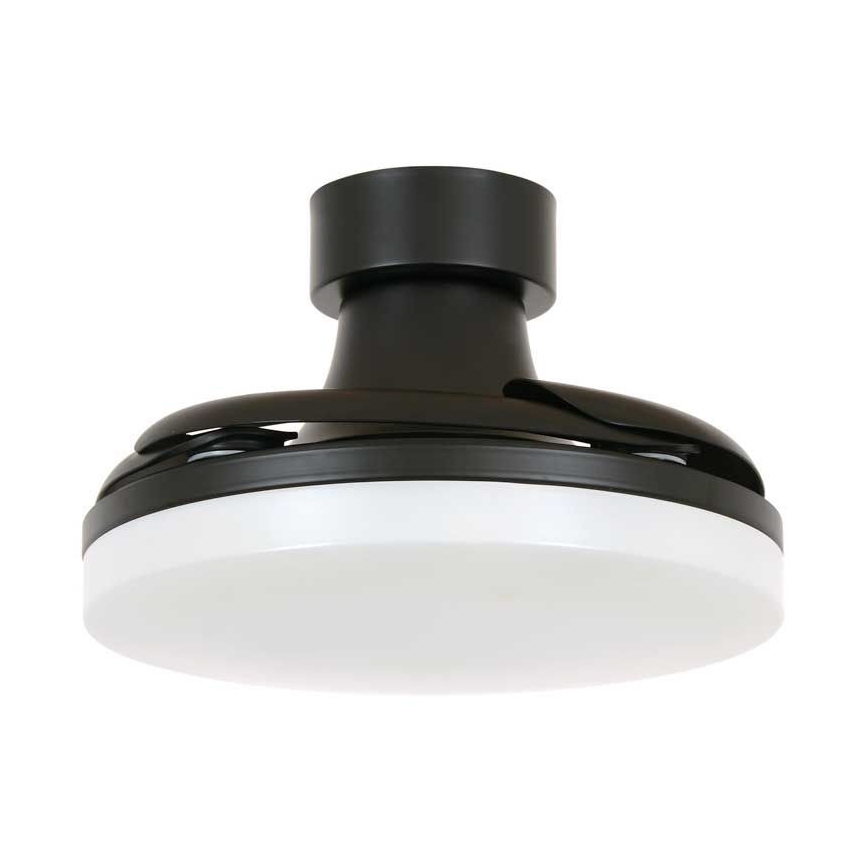 FANAWAY 210665 - Ρυθμιζόμενος φωτισμός οροφής ανεμιστήρα ORBIT LED/25W/230V μαύρο + τηλεχειριστήριο