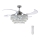 FANAWAY 212923 - Οροφής ανεμιστήρας LED VEIL 6xE14/4,5W/230V γυαλιστερό χρώμιο + τηλεχειριστήριο