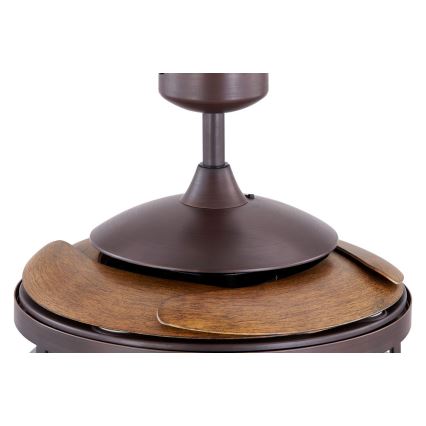 FANAWAY 212925 - LED Ανεμιστήρας οροφής CLASSIC 3xE27/4W/230V καφέ + τηλεχειριστήριο