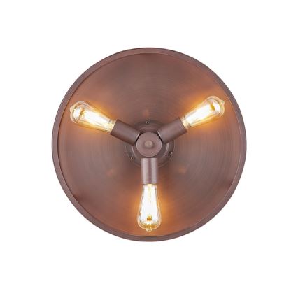 FANAWAY 212925 - Οροφής ανεμιστήρας LED CLASSIC 3xE27/4W/230V καφέ + τηλεχειριστήριο