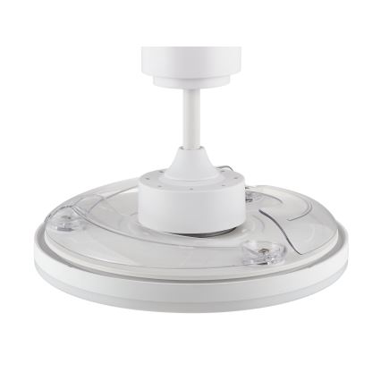 FANAWAY 21612949 - Ανεμιστήρας οροφής LED Dimmable STROLL LED/30W/230V 2700/3500/5000K διάμετρος 106 cm λευκό/διαφανή + τηλεχειριστήριο