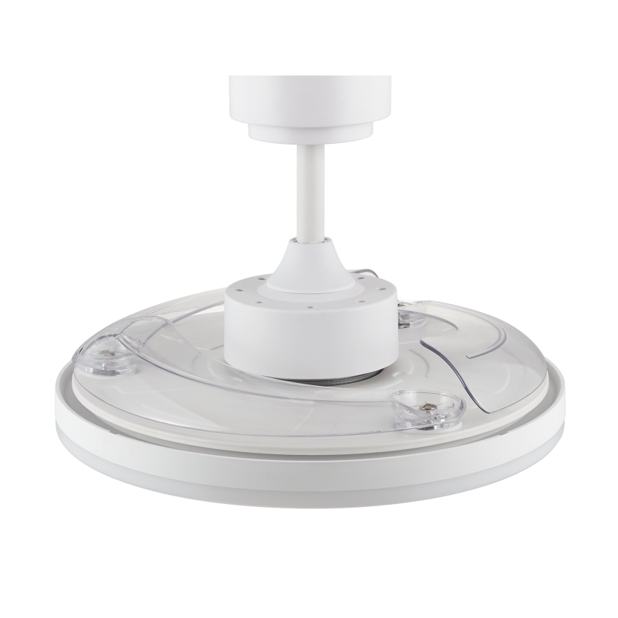 FANAWAY 21612949 - Ανεμιστήρας οροφής LED Dimmable STROLL LED/30W/230V 2700/3500/5000K διάμετρος 106 cm λευκό/διαφανή + τηλεχειριστήριο