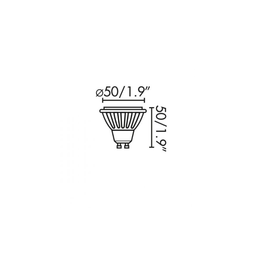 Faro 17316 - Λαμπτήρας LED GU10/8W/230V 2700K
