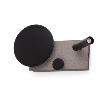 FARO 20066 - LED Dimming τοίχου μικρό φωτιστικό KLEE LED/10W/230V + LED/3W left