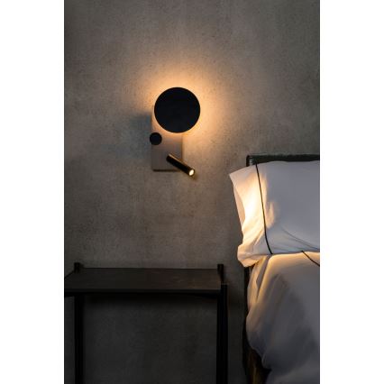 FARO 20066 - LED Dimming τοίχου μικρό φωτιστικό KLEE LED/10W/230V + LED/3W left