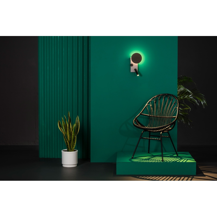FARO 20066 - LED Dimming τοίχου μικρό φωτιστικό KLEE LED/10W/230V + LED/3W left