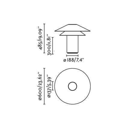 FARO 20069 - Eπιτραπέζια λάμπα SHAN 1xE27/15W/230V parchment paper κρεμ