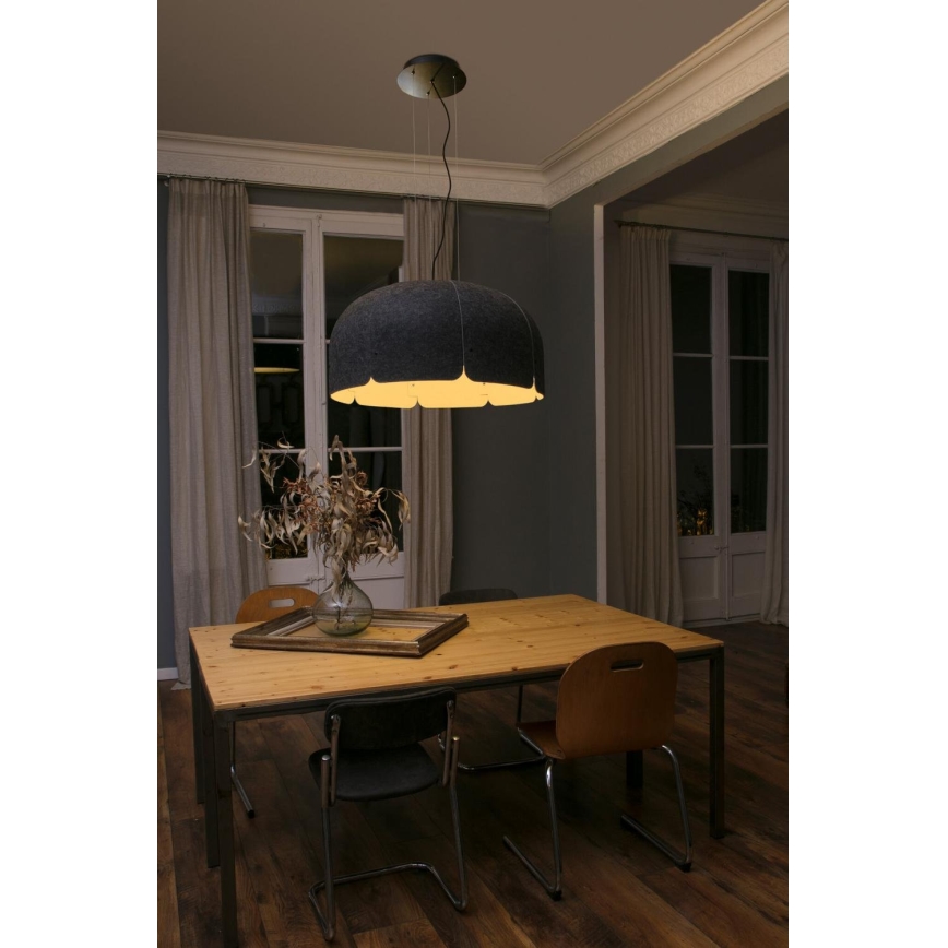 Faro 20104 -  Κρεμαστό φωτιστικό οροφής LED MUTE LED/24W/230V διάμετρος 80 cm 4000K