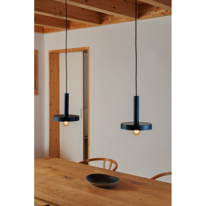 FARO 20169 - Κρεμαστό φωτιστικό οροφής WHIZ 1xE27/15W/230V μπλε