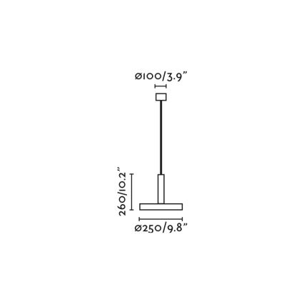 FARO 20169 - Κρεμαστό φωτιστικό οροφής WHIZ 1xE27/15W/230V μπλε