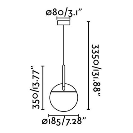 FARO 28210 - Πολύφωτο κρεμαστό MINE 1xE27/40W/230V