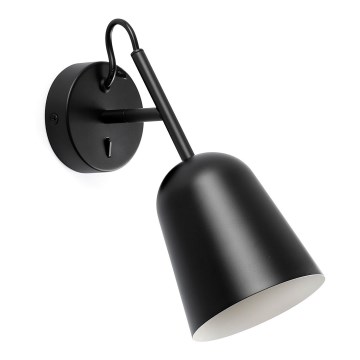 FARO 28257 - Λάμπα τοίχου STUDIO 1xE14/8W/230V μαύρο