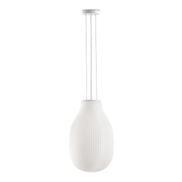 FARO 28300 - Κρεμαστό φωτιστικό οροφής ISABELLE 1xE27/15W/230V διάμετρος 31 cm λευκό