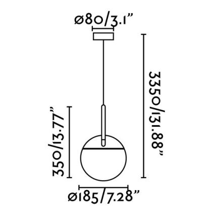 FARO 28375 - Πολύφωτο σε σχοινί MINE 1xE27/40W/230V