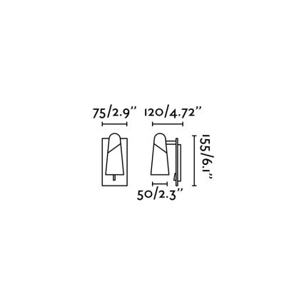 FARO 29040 - LED Σποτ τοίχου LAO LED/4W/230V λευκό