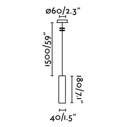 FARO 29895 - LED Πολύφωτο κρεμαστό ORA LED/4W/230V μαύρο