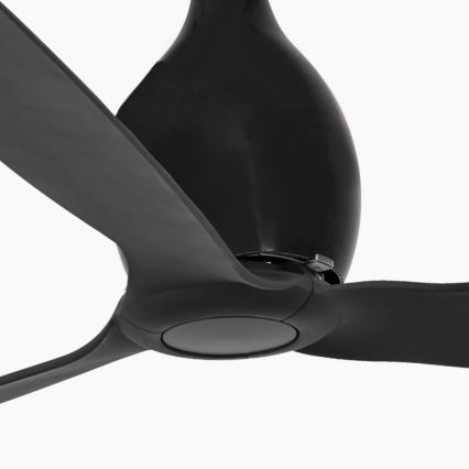 FARO 32030 - Ανεμιστήρας οροφής MINI ETERFAN μαύρο διάμετρος 128 cm + τηλεχειριστήριο
